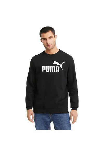 Puma Halenka Puma Ess Big Logo Crew, Černá, Pánské