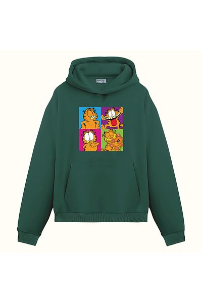 CCwear Βρεφικό φούτερ με σχέδιο Garfild - 3 κλωστές