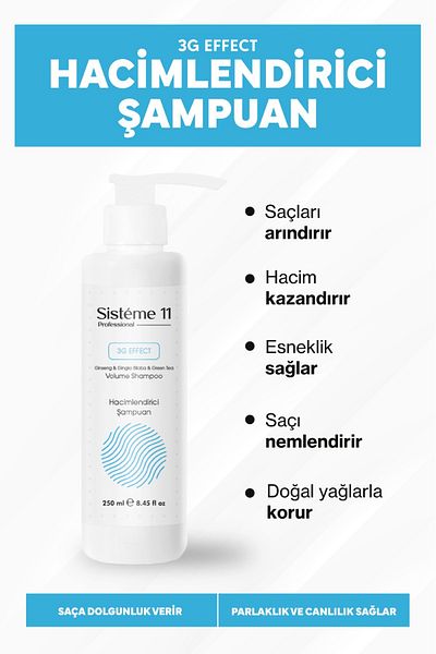 Sistéme 11 System 11 Volumizing Shampoo 250 ml 8684091009252