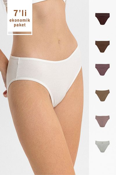 Pierre Cardin Pachet de 7 chiloți de bază din bumbac clasic 2076