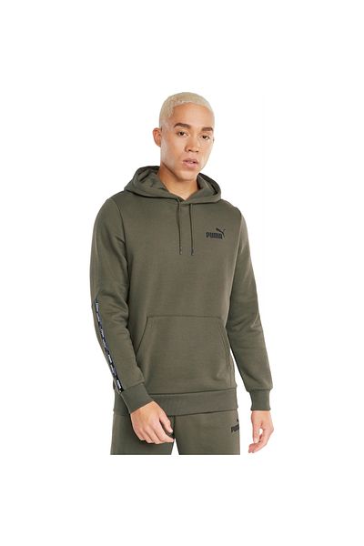 Puma Κουκούλα Puma Power – Πράσινο Ανδρικό Ρούχο