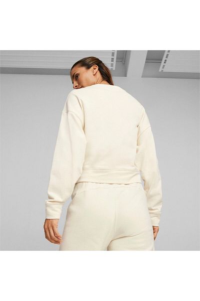 Puma Blúzka Puma Better Sportswear Crew, Béžová, Dámske