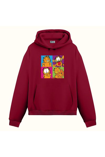 CCwear Бебешки суичър с шарка на Гарфийлд - 3 прежди