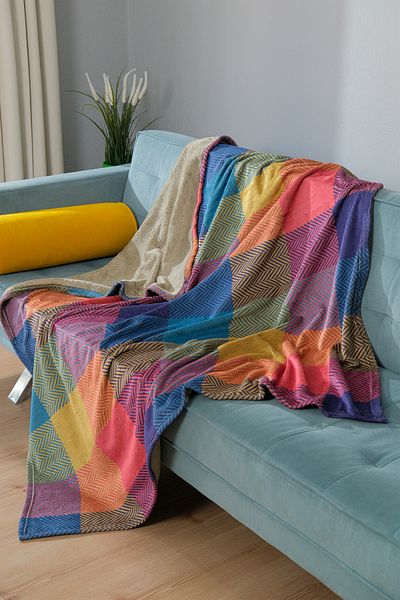 Caymoon Welsoft Printed Double Color Blanket - Tv 130X170
