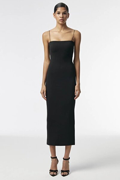 khar Специален дизайн на дълга рокля Дора с детайл на деколтето на гърба