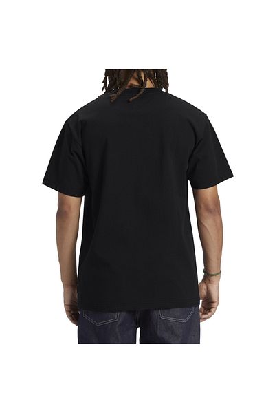 DC Shoes 1994 Model DC Shoes Μαύρο κοντομάνικο πλεκτό ανδρικό μπλουζάκι