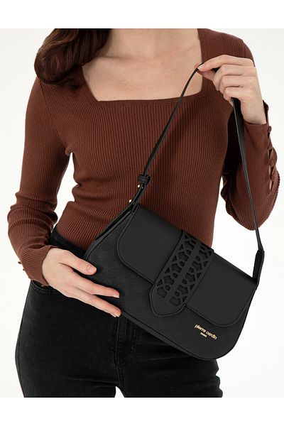 Pierre Cardin Black Shoulder Bag 50296257 -Vr046