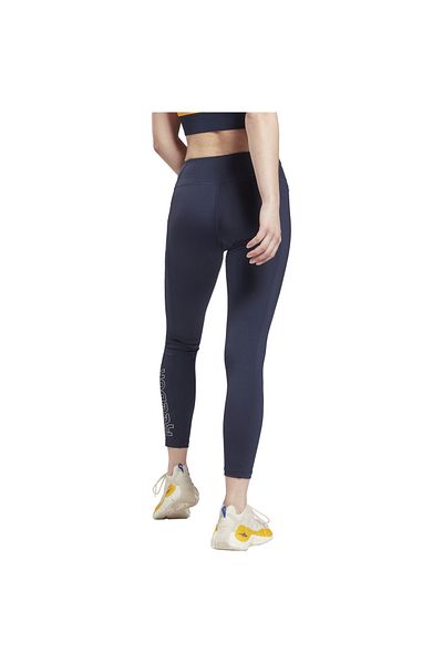 Reebok Leggings Reebok Piping, Blue, Women