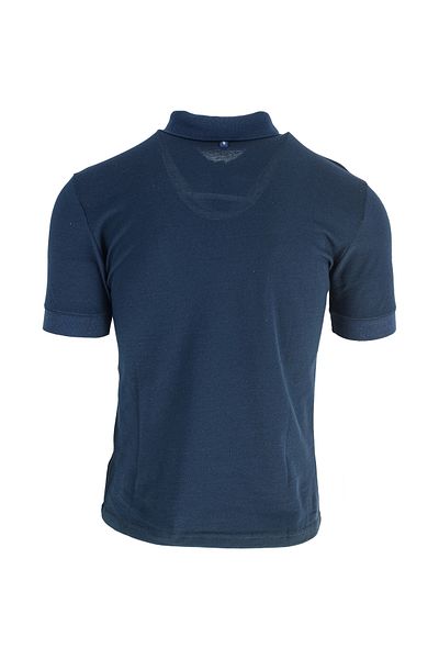Le Coq Sportif Modré polo tričko Le Coq Sportif Ess N2 - pánské s krátkým rukávem