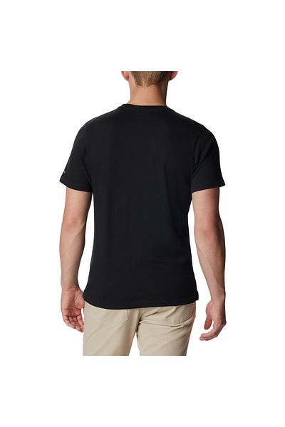 converse Tricou casual Columbia Graphic negru pentru bărbați