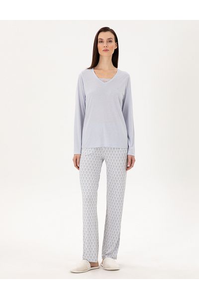 Pierre Cardin Blue Pajama Set 50311319 -Vr036