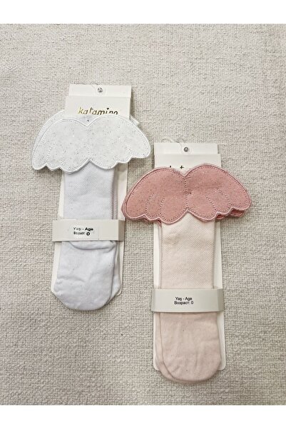 Katamino مجموعة من 2 جوارب بأجنحة بطول الركبة