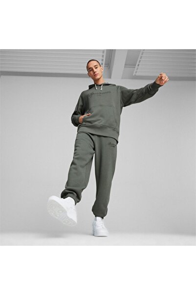 Puma Pánská mikina s kapucí Puma Classics, šedá