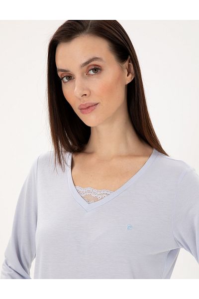 Pierre Cardin Blue Pajama Set 50311319 -Vr036