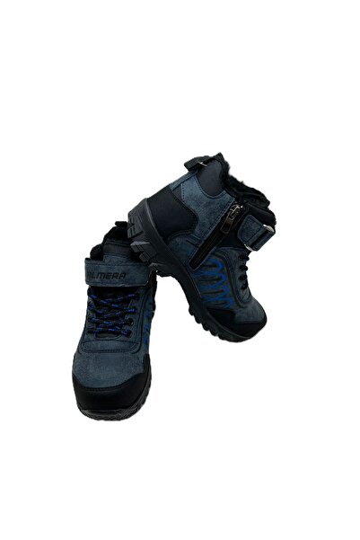 GİRGÖR Siyah-mavi I?çi Kürklü Erkek Çocuk Bot