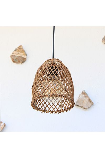 Renesse Home Zaria Handmade Rattan Mini Lamp & Pendant Lamp (16X18Cm)