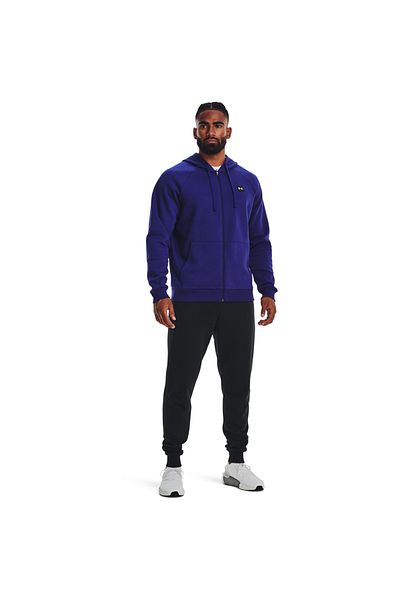 Under Armour Mikina s kapucí Under Armour UA Rival Fleece FZ, modrá, pánské