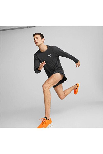 Puma Černá pánská tepláková souprava Puma Run Cloudspun Ls