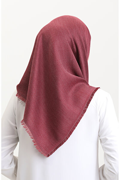 sefamerve Burgundy Cashmere Scarf - 90182-06
