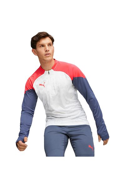 Puma Halenka Puma Individualcup 14 Zip Top, Bílá, Pánské