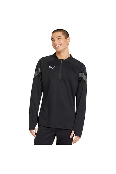 Puma Μπλούζα Puma Teamfinal Training 14 με φερμουάρ, μαύρη, ανδρική