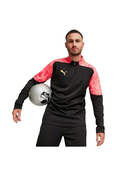 Puma Μπλούζα Puma - Individualfinal Ff. 14, Μαύρο μπλουζάκι με φερμουάρ, Ανδρικά παπούτσια