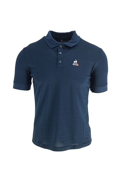 Le Coq Sportif Modré polo tričko Le Coq Sportif Ess N2 - pánské s krátkým rukávem