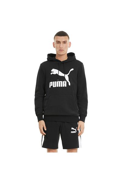 Puma Kapuce Puma Classics Logo, Černá, Pánské