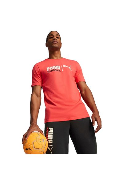 Puma Puma Handball Red ανδρική φόρμα - ενεργό μπλουζάκι