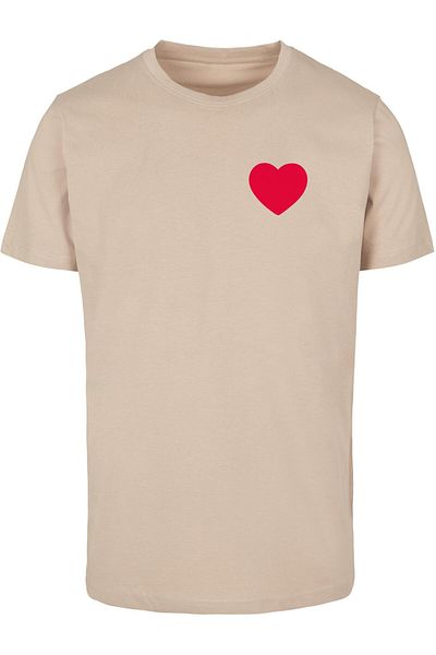 Mister Tee Heart T-Shirt Round Neck