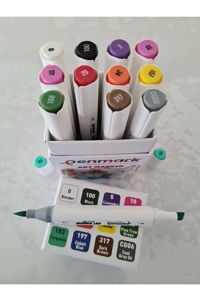 penmark Set of 12 Double Ended Marker