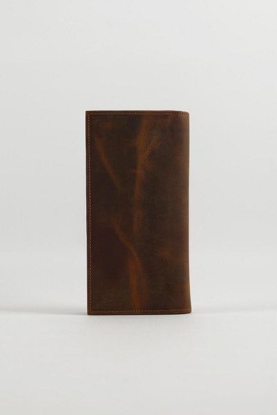 BAYDERİ Junias Genuine Leather Magnet Wallet with Phone Chamber