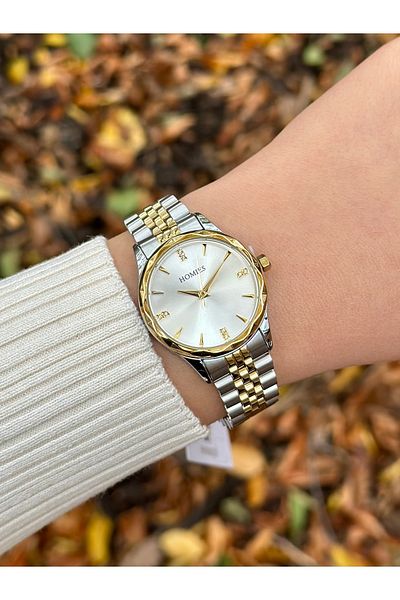 Homies Stainless Steel Band 3 Atm Waterproof Women's Wristwatch