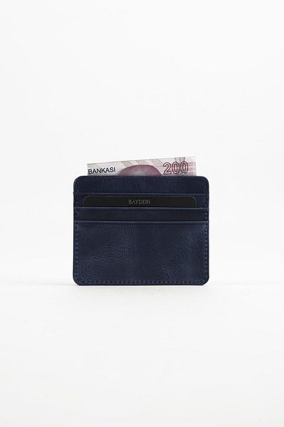 BAYDERİ Bayderi Catsby Genuine Leather Card Holder