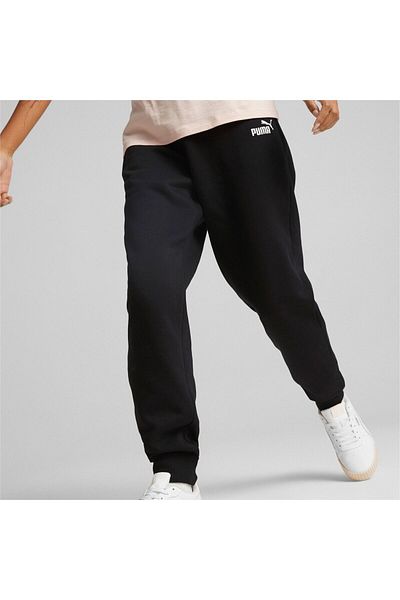 Puma Dámské kalhoty Puma ESS Embroidery High-Waist Pants FL, Černé