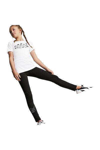 Puma Track suit Puma Graphic Tee Leggings Set G, White, Kids