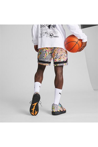 Puma Pantaloni scurți Puma Dexter S Lab Aop - Multicolor, Bărbați