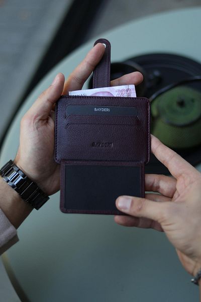 BAYDERİ Bilnes Genuine Leather Useful Card Holder