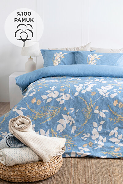 İşbir Yatak LORİ (60 TEL) %100 PAMUK ÇİFT KİŞİLİK NEVRESİM TAKIMI