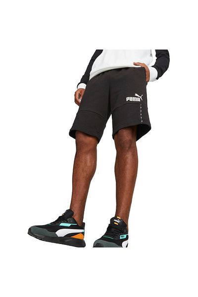 Puma Pánské šortky Puma Essentials Black Block Tape