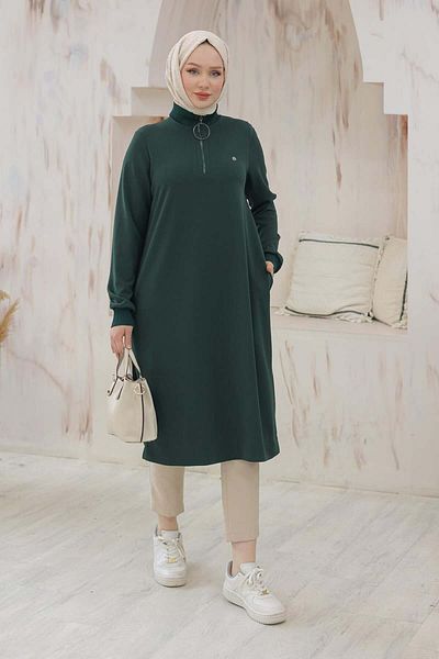 Armine TREND Ringed Knitted Fabric Tunic