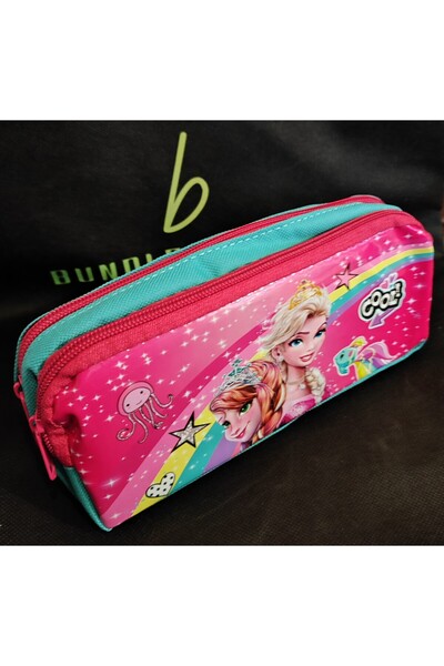 bundle island Cutie de creioane pentru copii cu două compartimente - KMPNY01