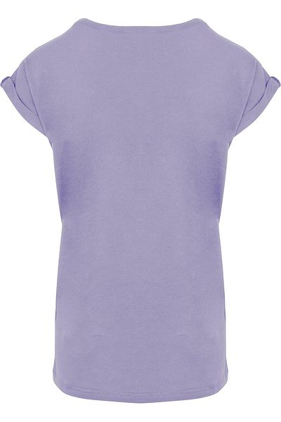 Merchcode Damen Ashnikko - Apple Picture T-Shirt mit verlängerten Schultern