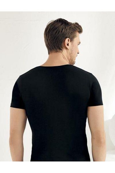 Şahinler Men's Lycra V-Neck Şahinler Undershirt - 6 Pieces E081