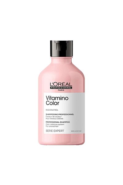 L'oreal Professionnel L'Oreal Farbvitamin-Shampoo 300 ml – Gefärbtes Haar Schützen, Farbe und Leuchtkraft Erhöhen, mit Resveratro