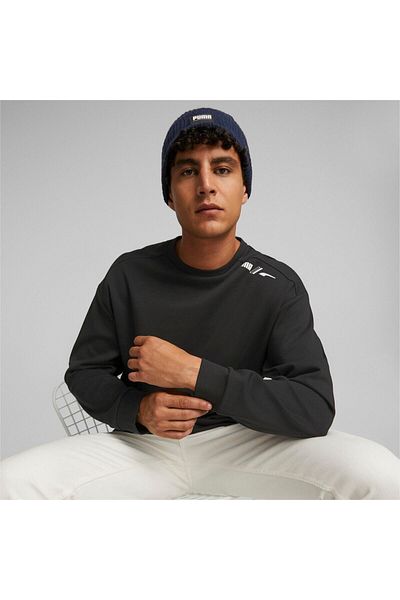 Puma Čepice Puma Ribbed Classic Beanie, modrá, unisex