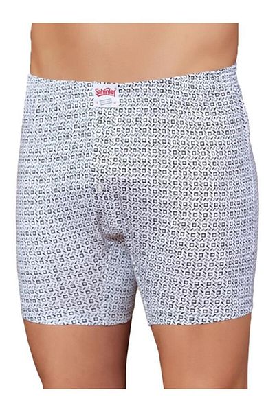 Şahinler Boxer scurt din bumbac pieptănat pentru bărbați 6 buc - Culoare uni și cu model E010