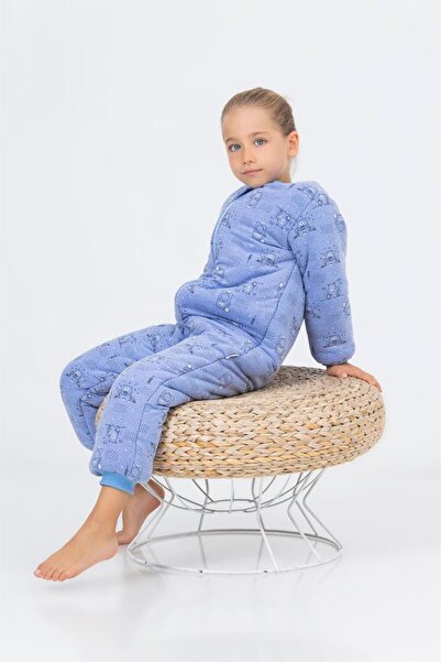 Cantoy Kız Erkek Çocuk Kalın Elyaf Dolgulu Premium Kalite 2.5 Tog Desenli Uyk...