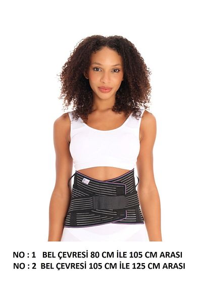 başarı ortopedi Black Steel Underwire Corset - Waist Girdle and Support Hernia