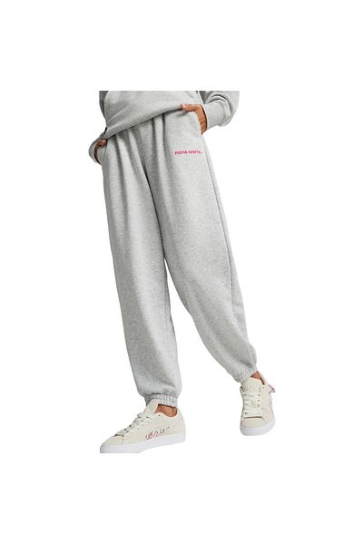 Puma Šedé tepláky a kalhoty Puma Suit – ženy